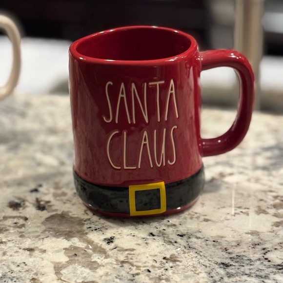 Rae Dunn Other - Rae Dunn Santa Claus Red and Black Mug